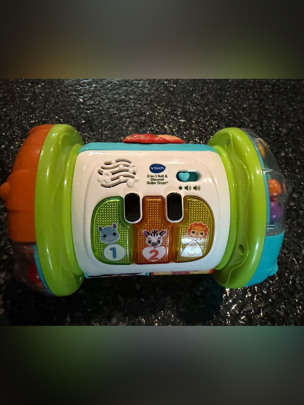 VTech Roll & Discover Roller Drum Activity Toy Musical Light Up Multicolor